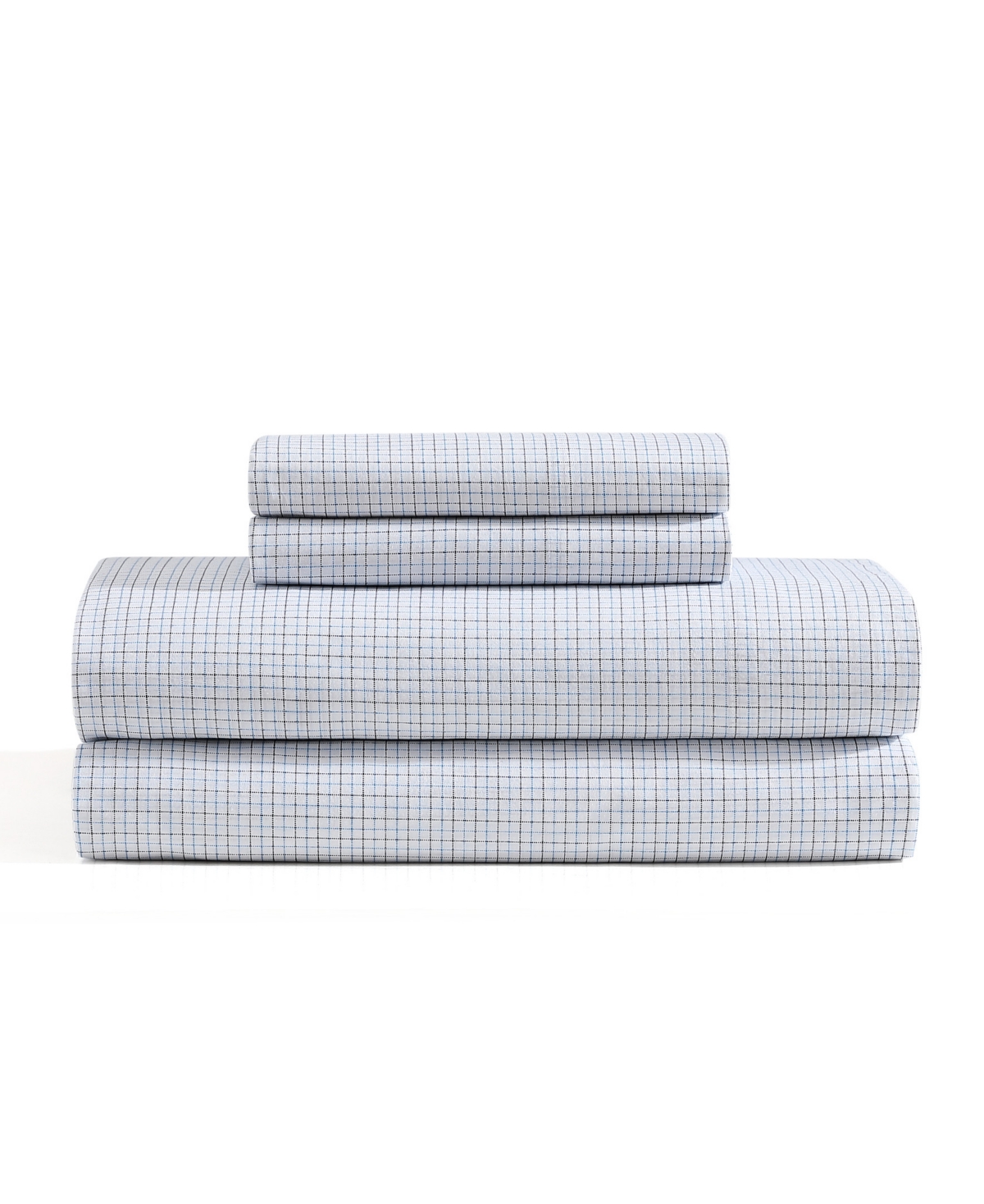 TOMMY HILFIGER PRINTED 200-THREAD COUNT COTTON PERCALE 4-PC. SHEET SET, KING 