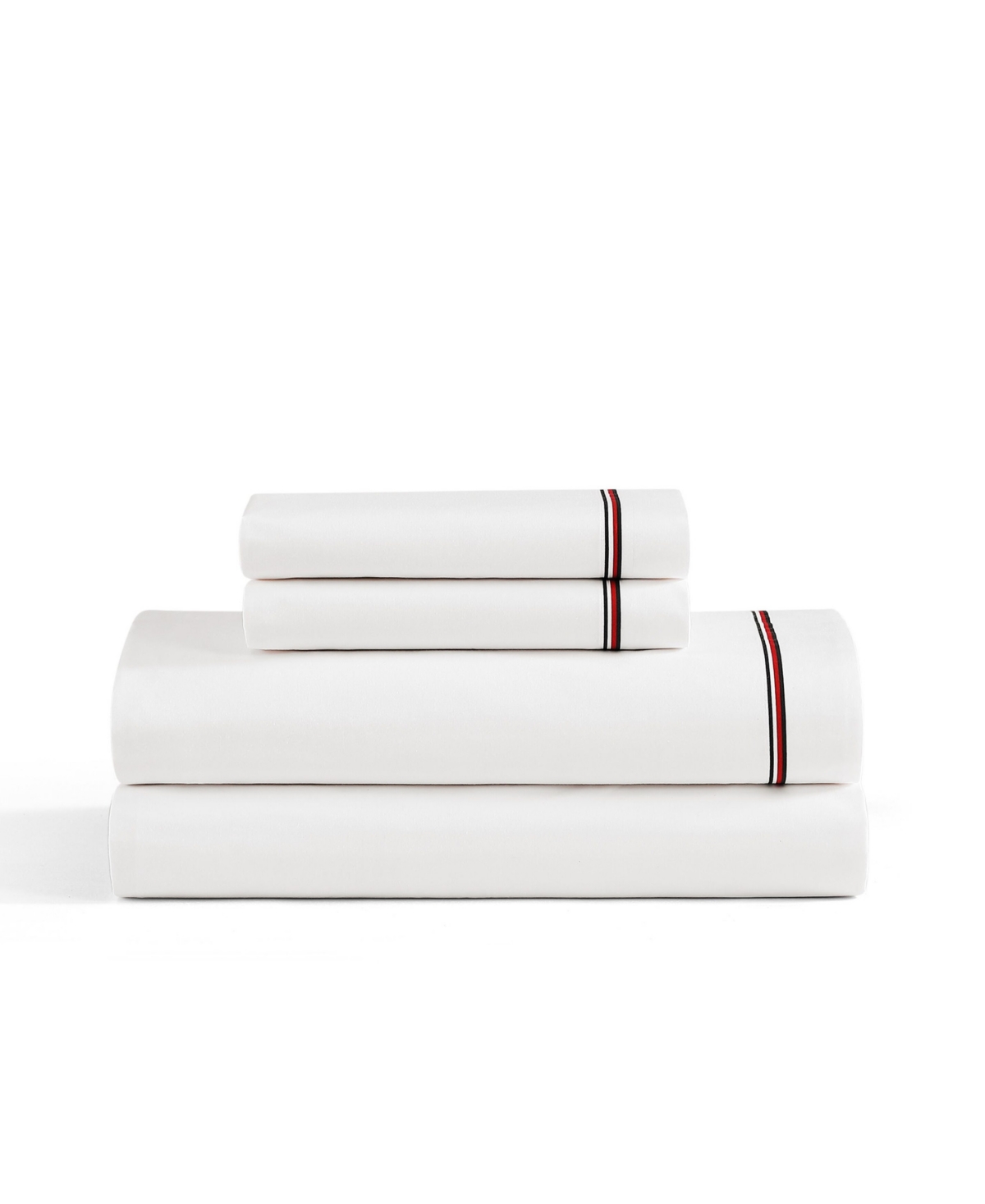 Tommy Hilfiger Printed 200-thread Count Cotton Percale 3-pc. Sheet Set, Twin