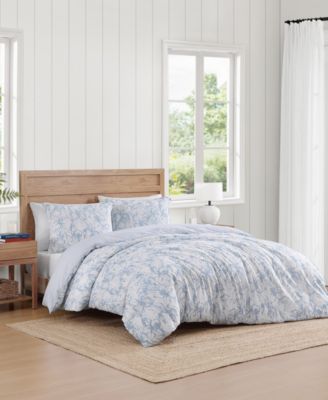 Ethereal Floral Cotton 2-Pc. Duvet Cover Set, Twin