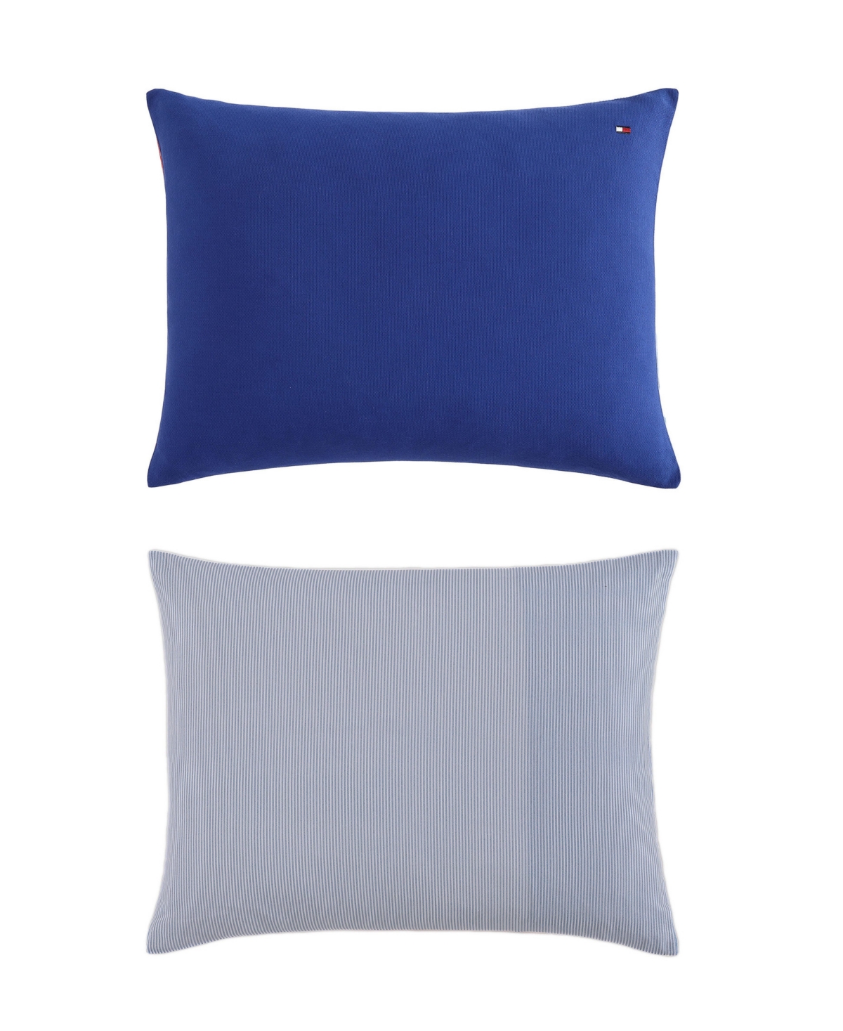 Shop Tommy Hilfiger Micro Pique 3-pc. Comforter Set, King In Marine Blue