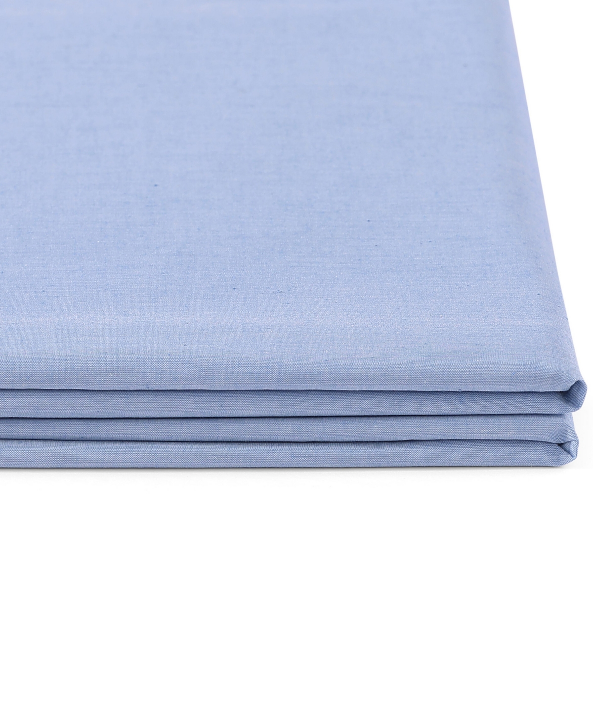Tommy Hilfiger Solid 144-thread Count Cotton Chambray Washed 3-pc. Sheet Set, Twin In Blue