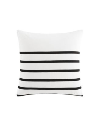 Placement Stripe Knitted Square Pillow, 20" X 20"