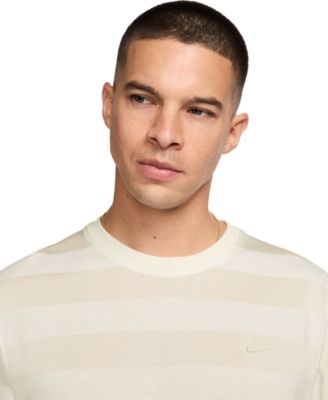  Men's Primary Dri-FIT Fitness Short Sleeve Striped Logo T-Shirt