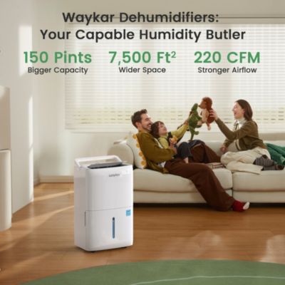 EnergyStar Dehumidifier for Home & Basement with Drain Hose and 1.88 Gal Water Tank and Pump, Ideal for Spaces up to 7000 Sq. Ft.