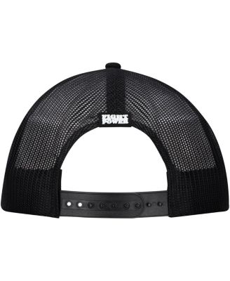 Men's Black Public Enemy Music Trucker Adjustable Hat