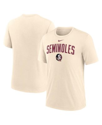 Nike - Men's  Cream Florida State Seminoles Natural Arch Logo Triblend T-shirt