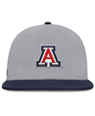 Men's Gray Arizona Wildcats On-Field Dugout True Performance Fitted Hat