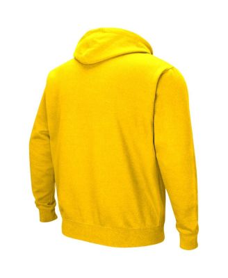 Men's Yellow Wichita State Shockers Arch Logo 3.0 Pullover Hoodie