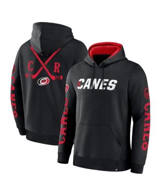 Fanatics - Men's  Black Carolina Hurricanes Big City Legacy Fleece Pullover Hoodie