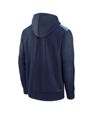 Men's Navy Tampa Bay Rays Authentic Collection Performance Pullover Hoodie