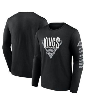 Fanatics - Men's Black Los Angeles Kings Headline Long Sleeve T-Shirt