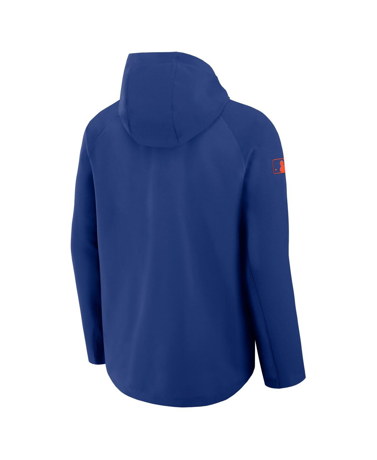 Nike Men's Royal New York Mets Authentic Collection Raglan Performance Full-zip Jacket In Royal