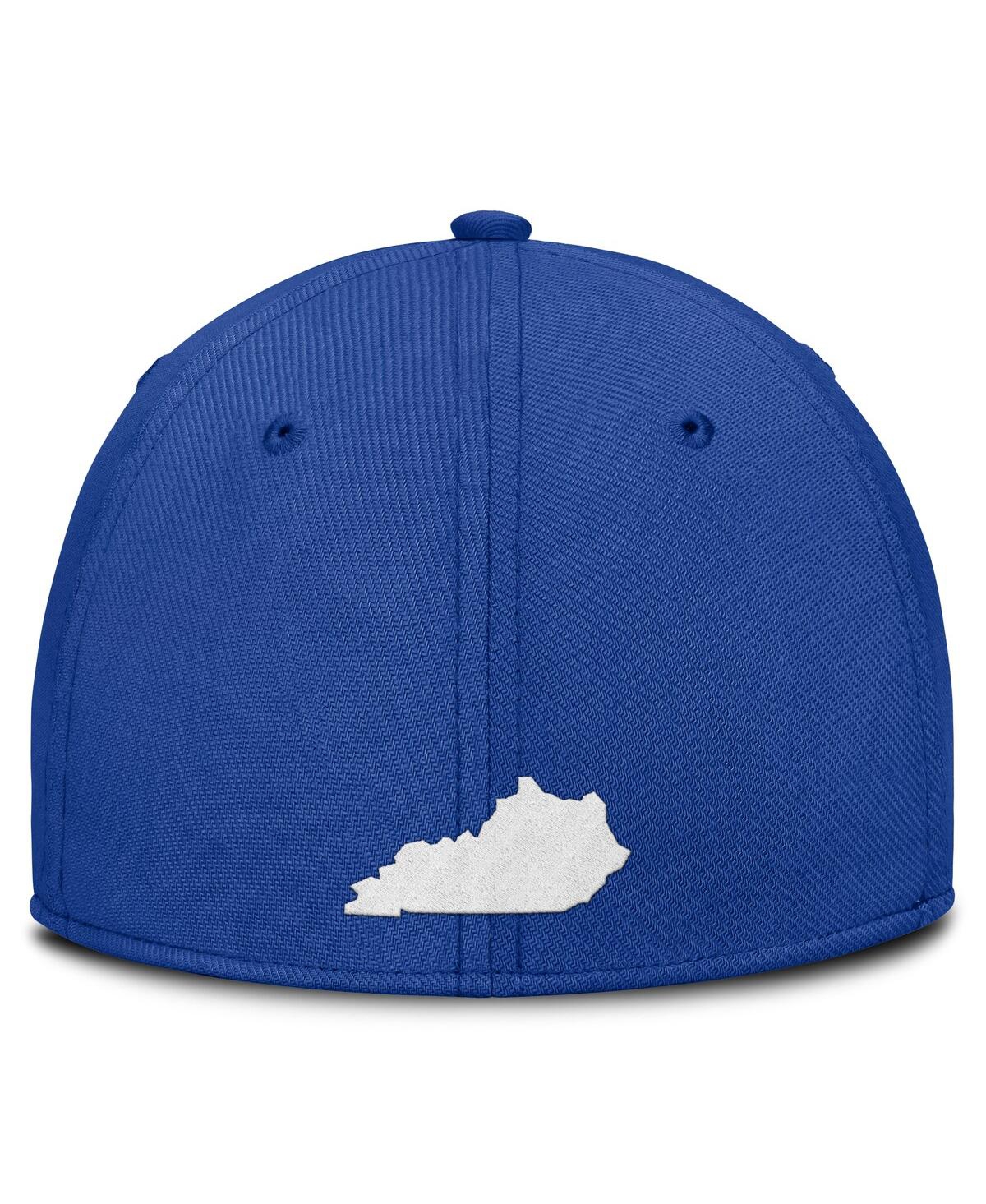 Nike Men's Royal Kentucky Wildcats 2025 Dugout Coaches Rise Swoosh Performance Flex Hat