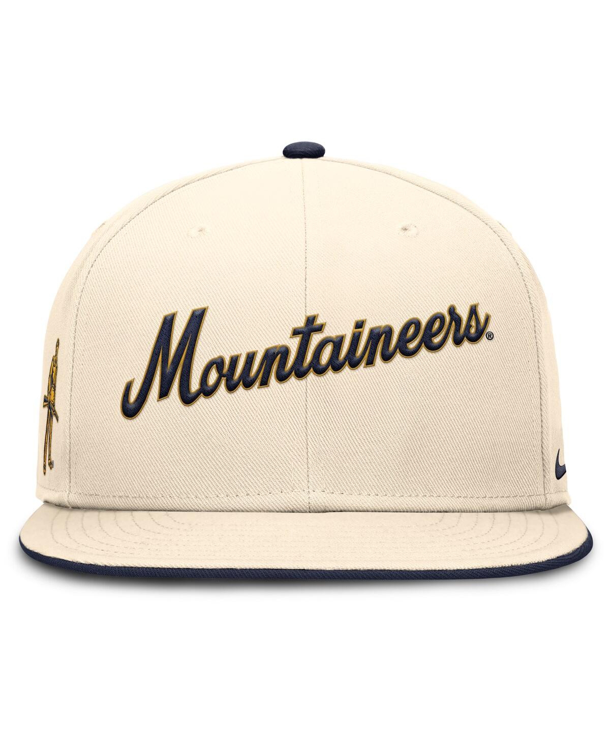 Nike Men's Natural West Virginia Mountaineers Primetime True Performance Fitted Hat In Natural