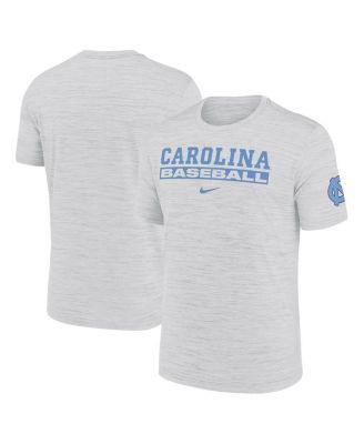Nike - Men's  Ash North Carolina Tar Heels Velocity Baseball Wordmark Stack Performance T-shirt