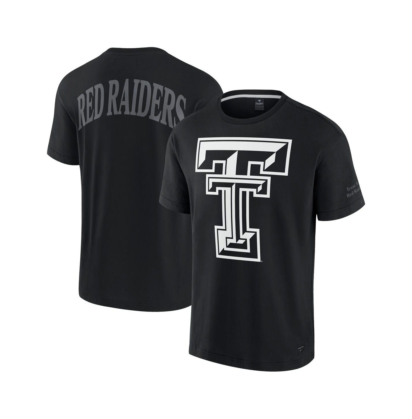 Мужская футболка Fanatics Black Texas Tech Red Raiders Iconic — фото 1
