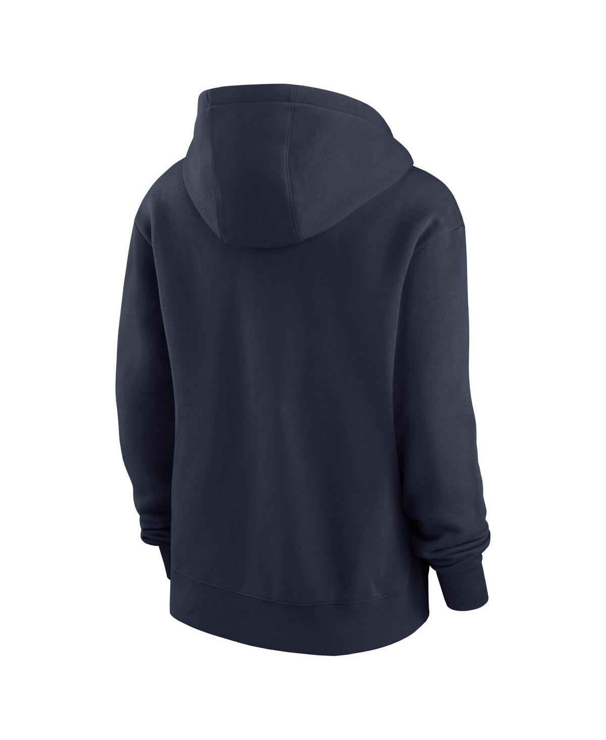 JORDAN WOMEN'S NAVY MICHIGAN WOLVERINES PHOENIX PULLOVER HOODIE 