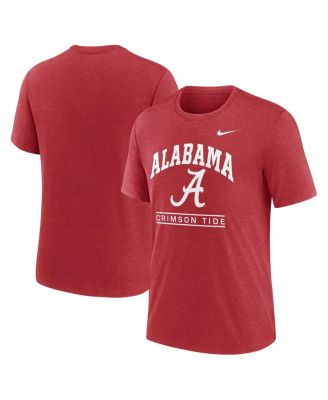Nike - Men's Crimson Alabama Crimson Tide Arch Over Logo Tri-Blend T-shirt