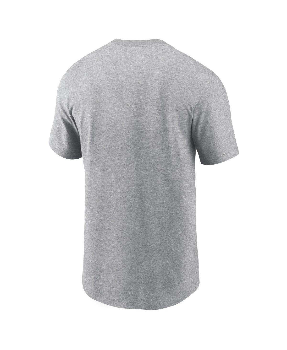 Nike Men's Heather Gray Usc Trojans Dna Lockup T-shirt In Gray