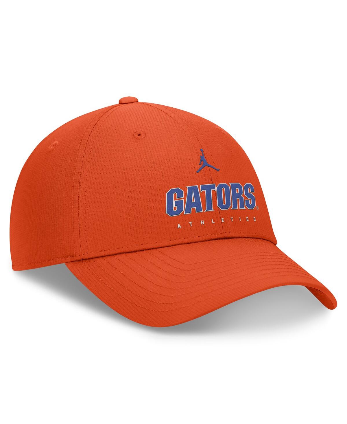 JORDAN MEN'S ORANGE FLORIDA GATORS 2024/25 ON-FIELD CLUB PERFORMANCE ADJUSTABLE HAT 