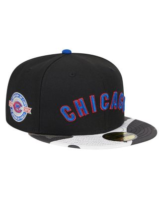 New Era - Men's Black Chicago Cubs Metallic Camo 59FIFTY Fitted Hat