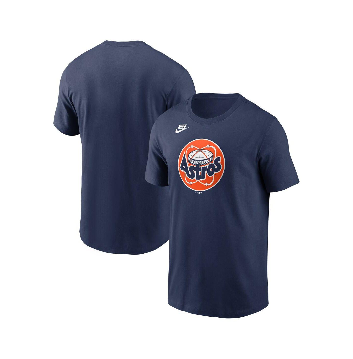 Мужская футболка Nike Navy Houston Astros Cooperstown Collection Team Logo — фото 1