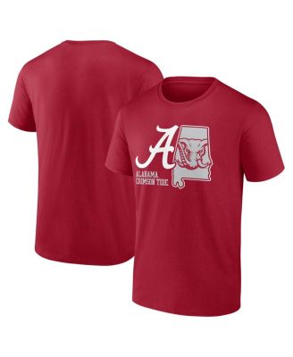 Fanatics - Men's Crimson Alabama Crimson Tide State Lock In T-Shirt