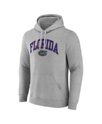 Men's Gray Florida Gators Arched Logo Pullover Hoodie