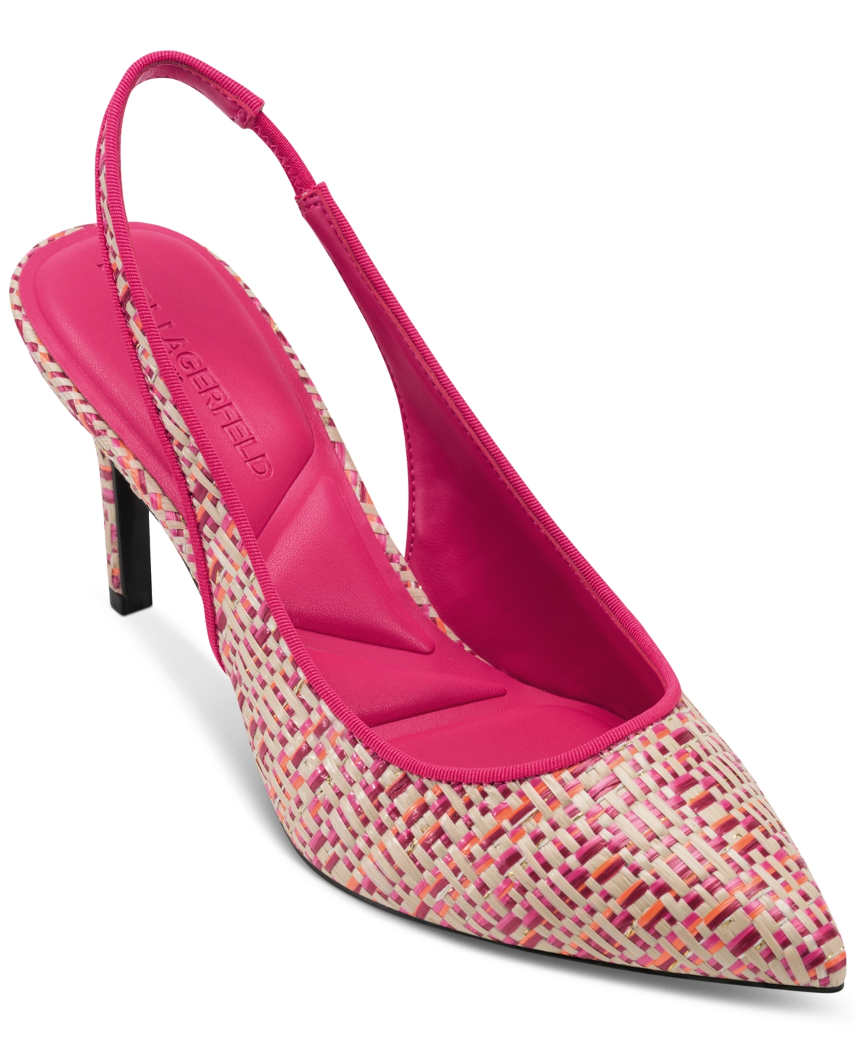Karl Lagerfeld Women's Rosalyn Slingback Pumps In Teaberry
