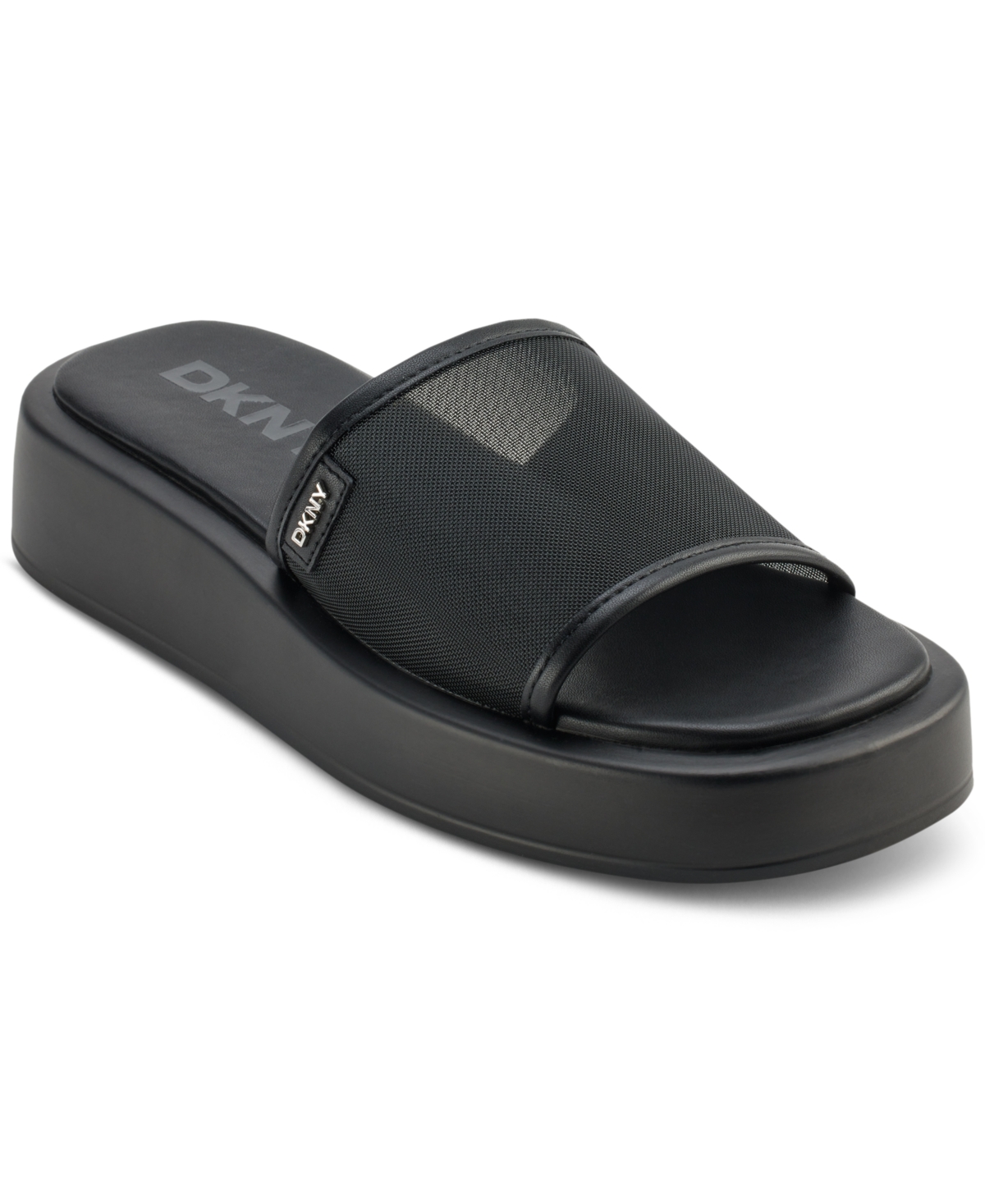 DKNY WOMEN'S ORION MESH PLATFORM SANDALS 