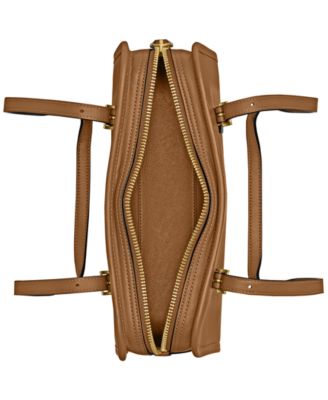 Swing Zip Small Leather Shoulder Bag