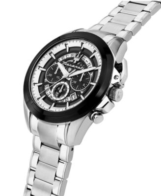 Men's Chronograph Stainless Steel Watch, 45mm