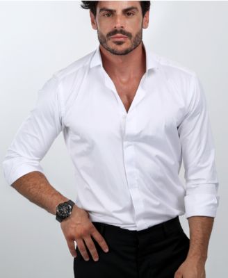 Men's Chronograph Black Metal Band Watch, 45mm