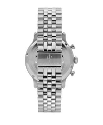 Men's Chronograph Stainless Steel Metal Band Watch, 42mm