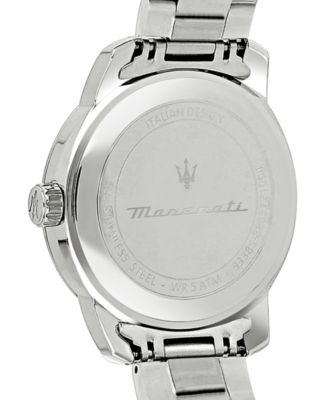 Men's Analog Stainless Steel Metal Band Watch, 44mm