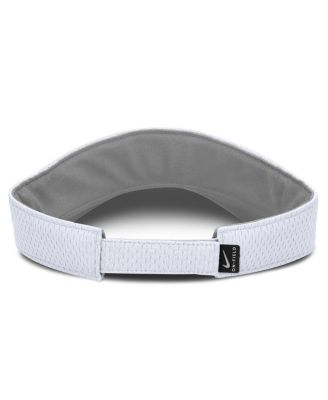 Men's and Women's White Texas Longhorns 2025 Dugout Softball Ace Performance Adjustable Visor Hat