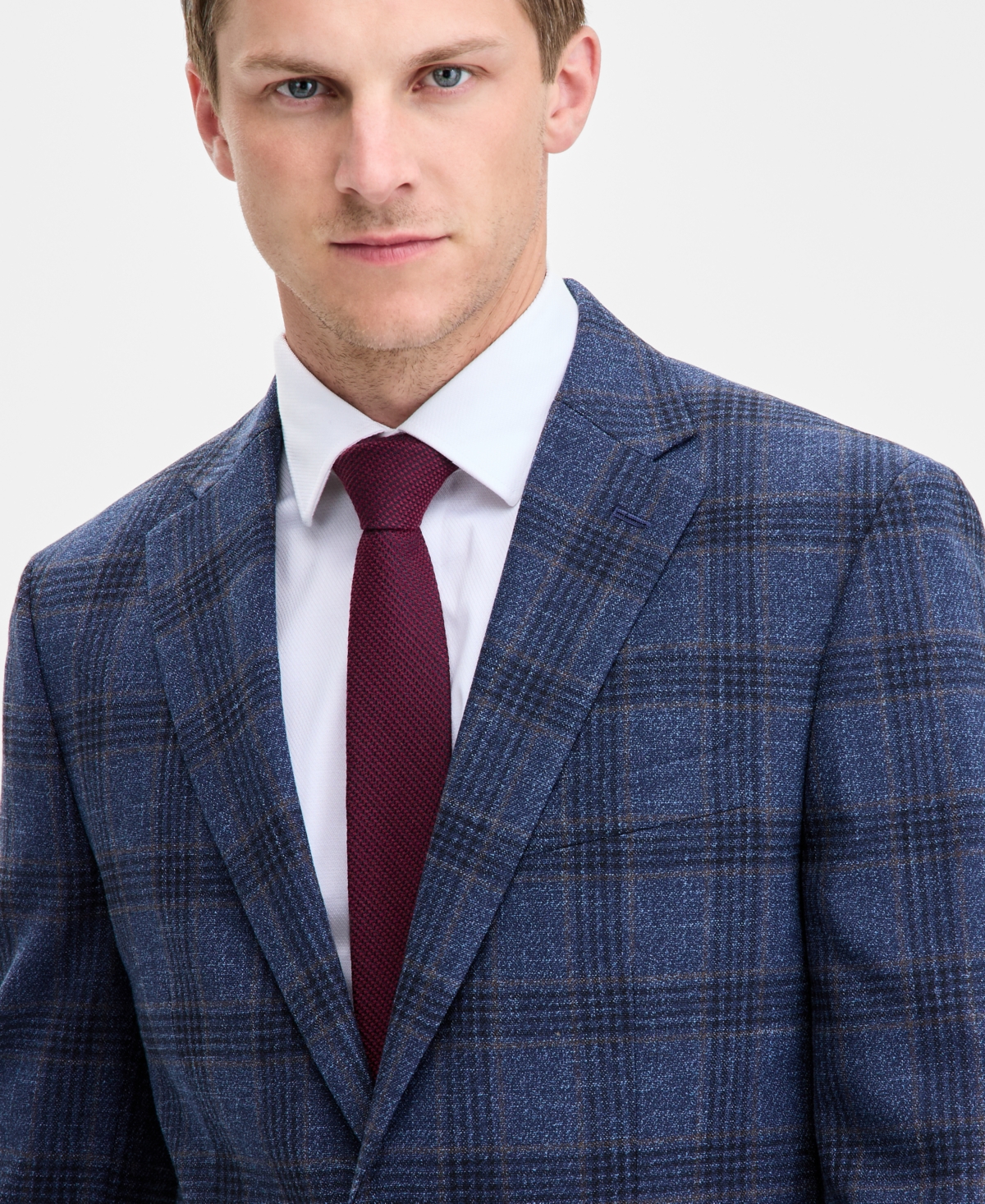 Tommy Hilfiger Men's Modern-Fit Check Sport Coat