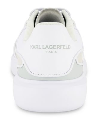 Men's Side Patch Court Lace Up Sneakers