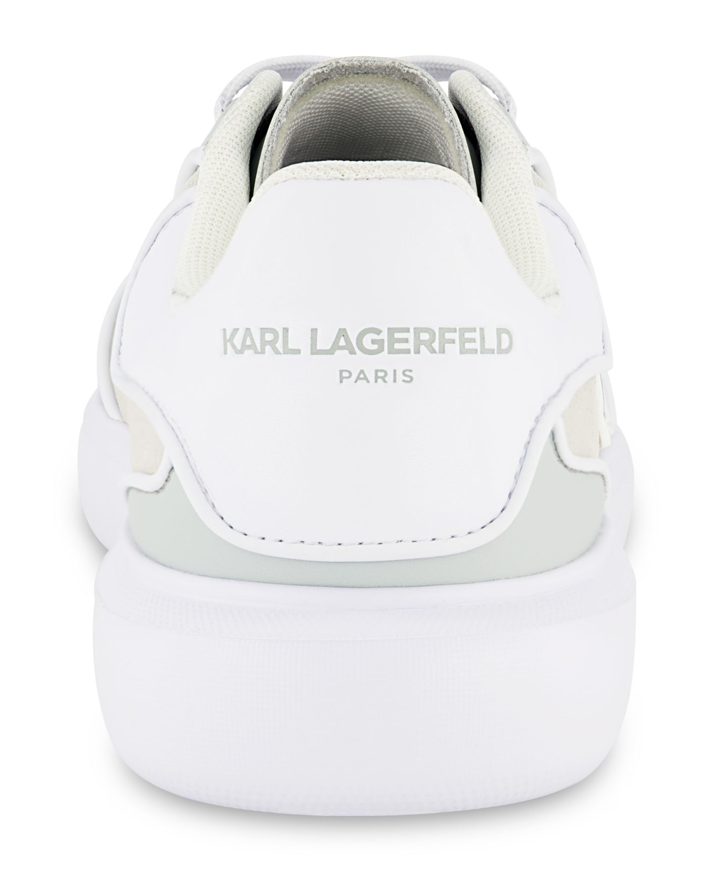 Мужские кроссовки KARL LAGERFELD PARIS Side Patch Court Lace Up, цвет: Мятный — фото 3