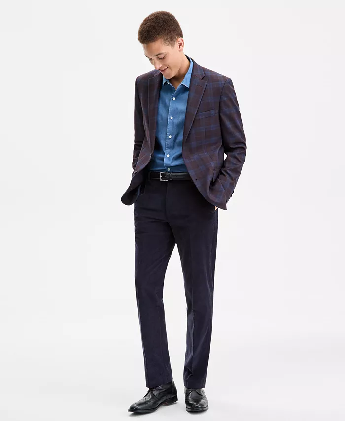Men's Modern-Fit Check Sport Coat - thumbnail 4