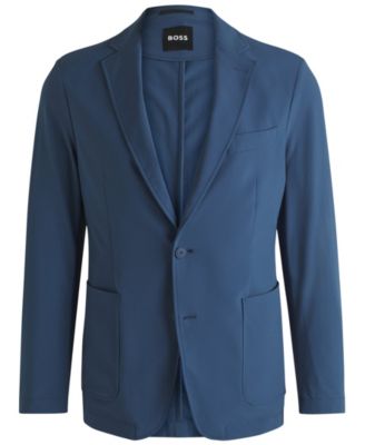 Men's Stretch Softshell Slim-Fit Suit Blazer