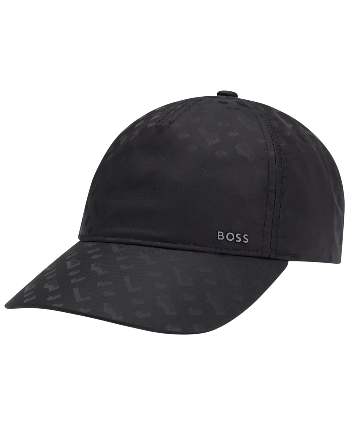 Boss by Hugo Boss Men's Monogram-Jacquard Cap - Black
