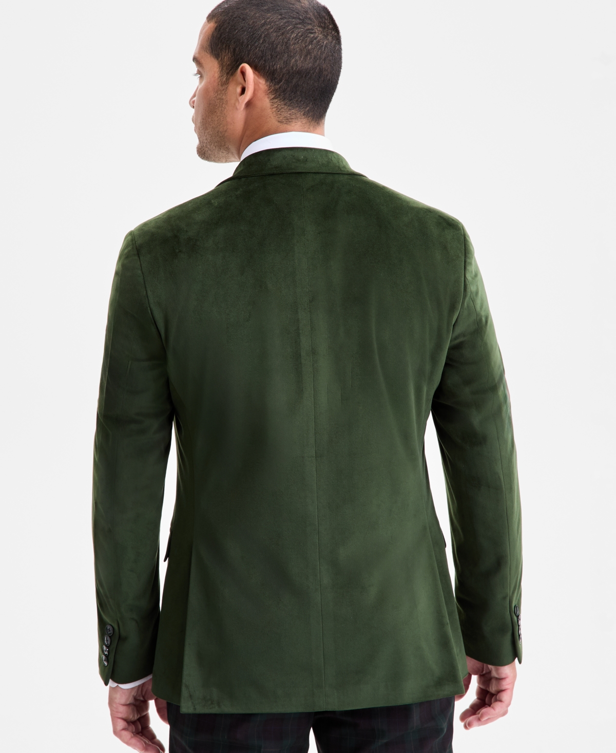Bar Iii Men's Slim-fit Velvet Sport Coat, Exclusively At Macy's In Green