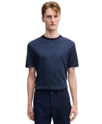 Hugo Boss - Men's Mercerised-Cotton T-Shirt