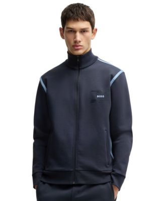 Hugo Boss - Men's Cotton-Blend Zip-Up Sweatshirt