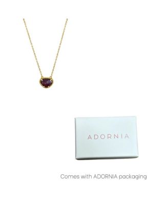 Birthstone Necklace 14k Gold Vermeil