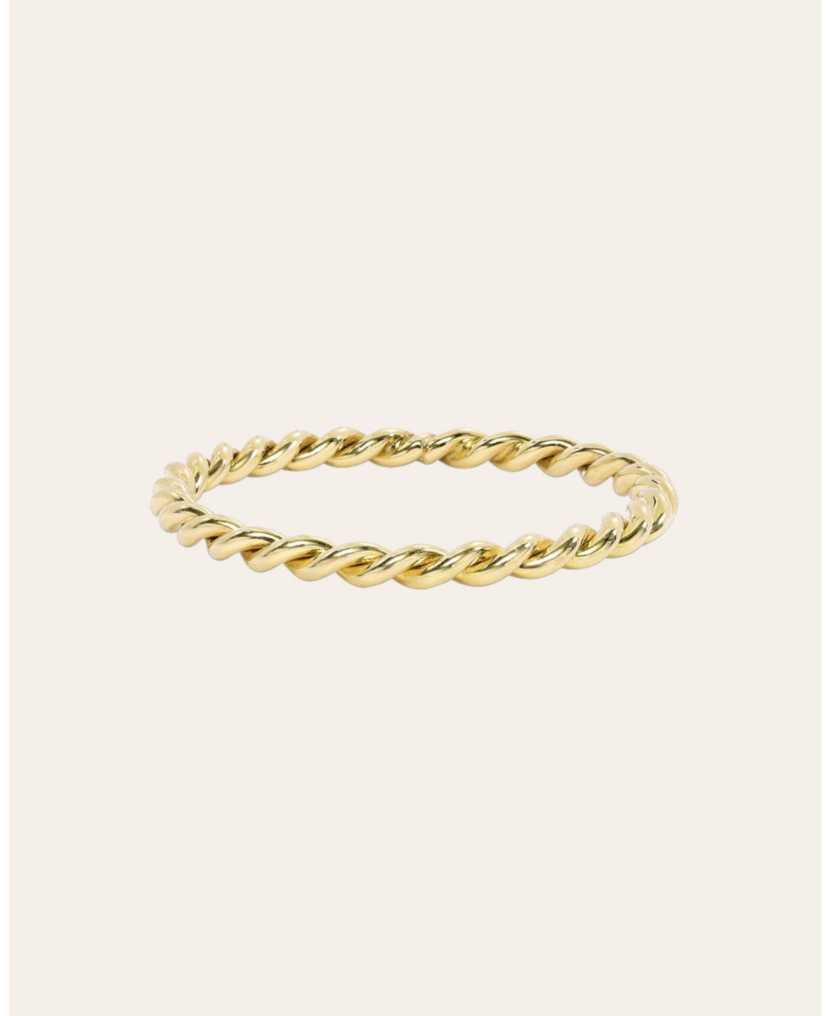 14k Gold Twist Band - Yellow gold
