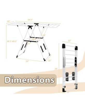 Portable Laundry Clothes Storage Drying Rack