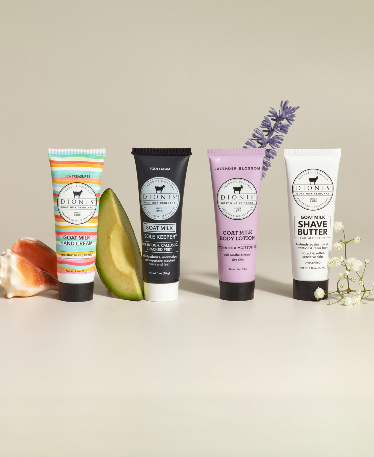 DIONIS GOAT MILK BATH AND BODY STARTER SET 