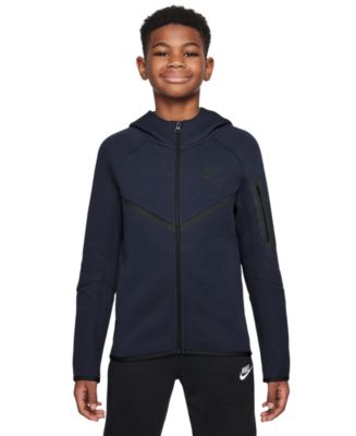 Nike Boys' and Girls' 8-20 Sportswear Tech Fleece Full-Zip Hoodie